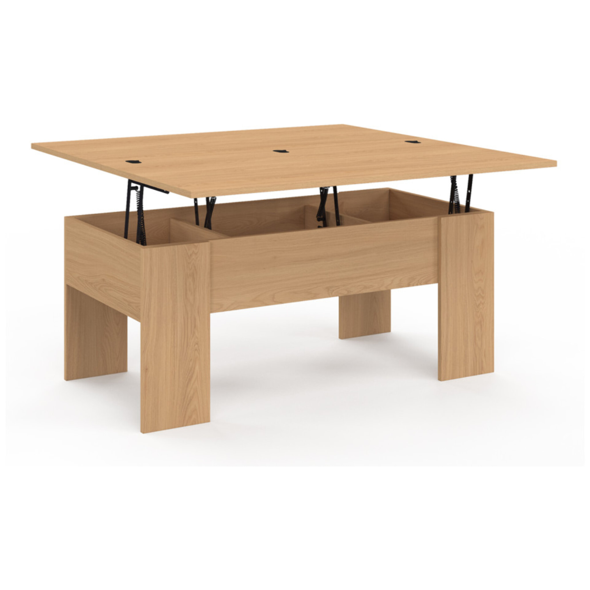 Table basse Albane avec plateau relevable et dépliant