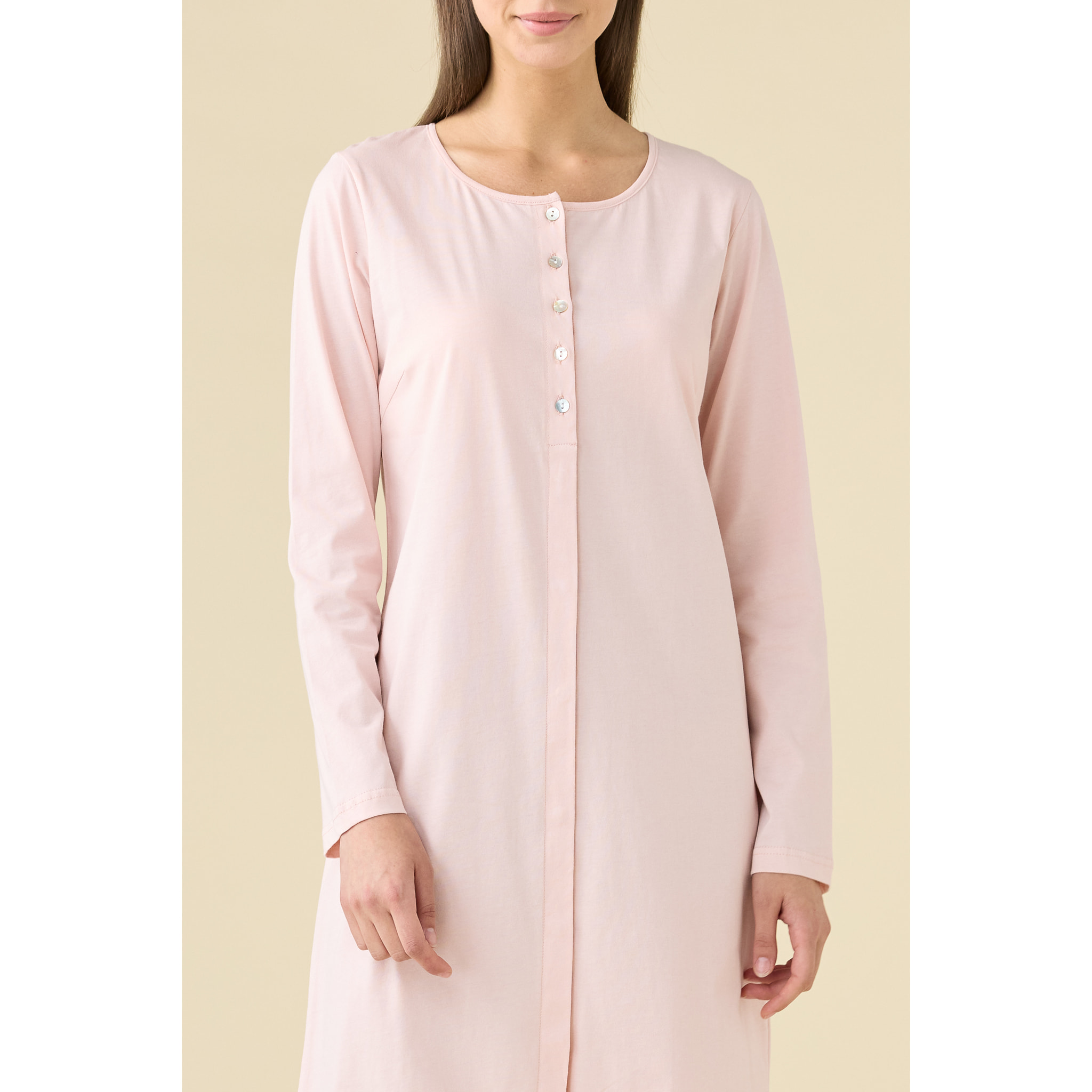 Camicia da notte donna estiva in cotone articolo essential. Noidinotte