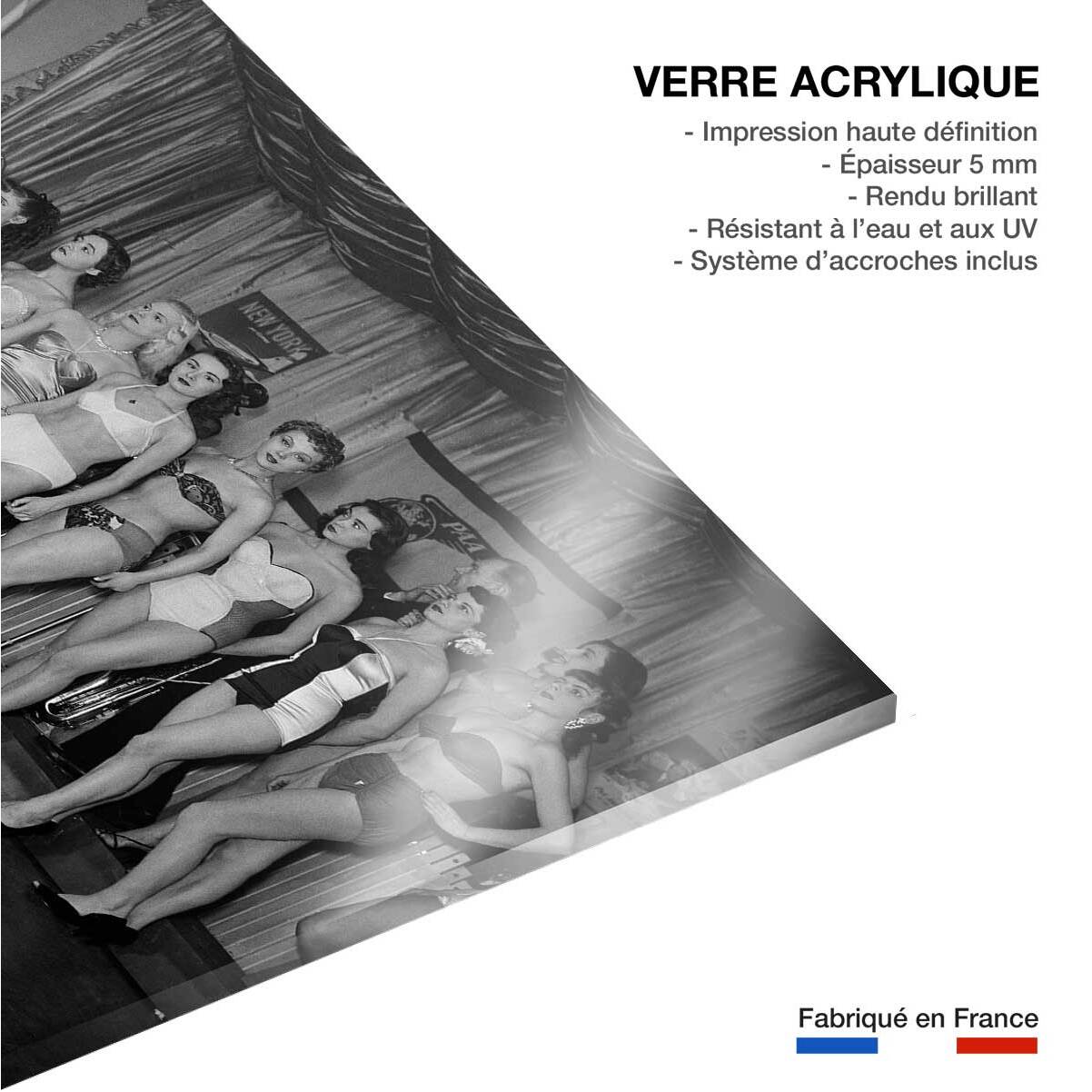 Tableau photo Miss Univers - Paris, 1952 Tableau plexiglas