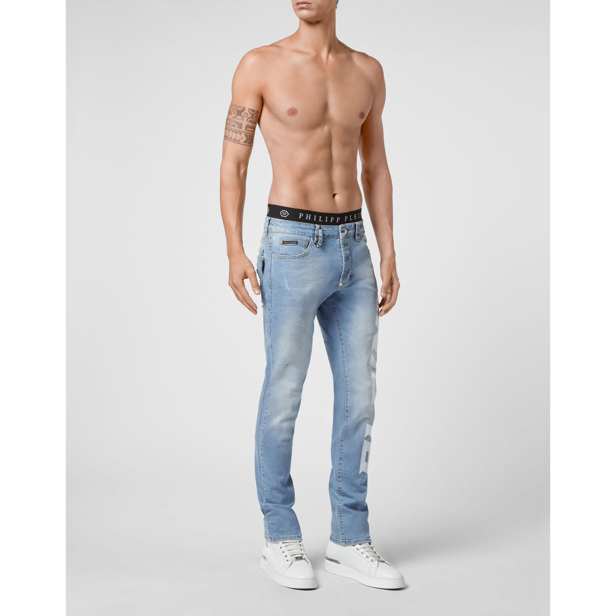 PHILIPP PLEIN Vaqueros de corte recto