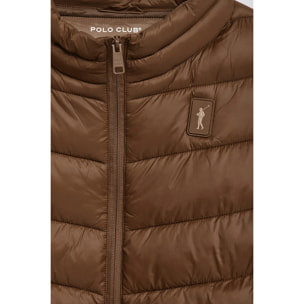 Chaqueta Chase ultralight marrón con parche Rigby Go