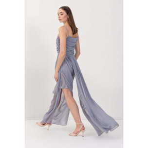 Kocca - Abito lungo con drappeggi Donna
