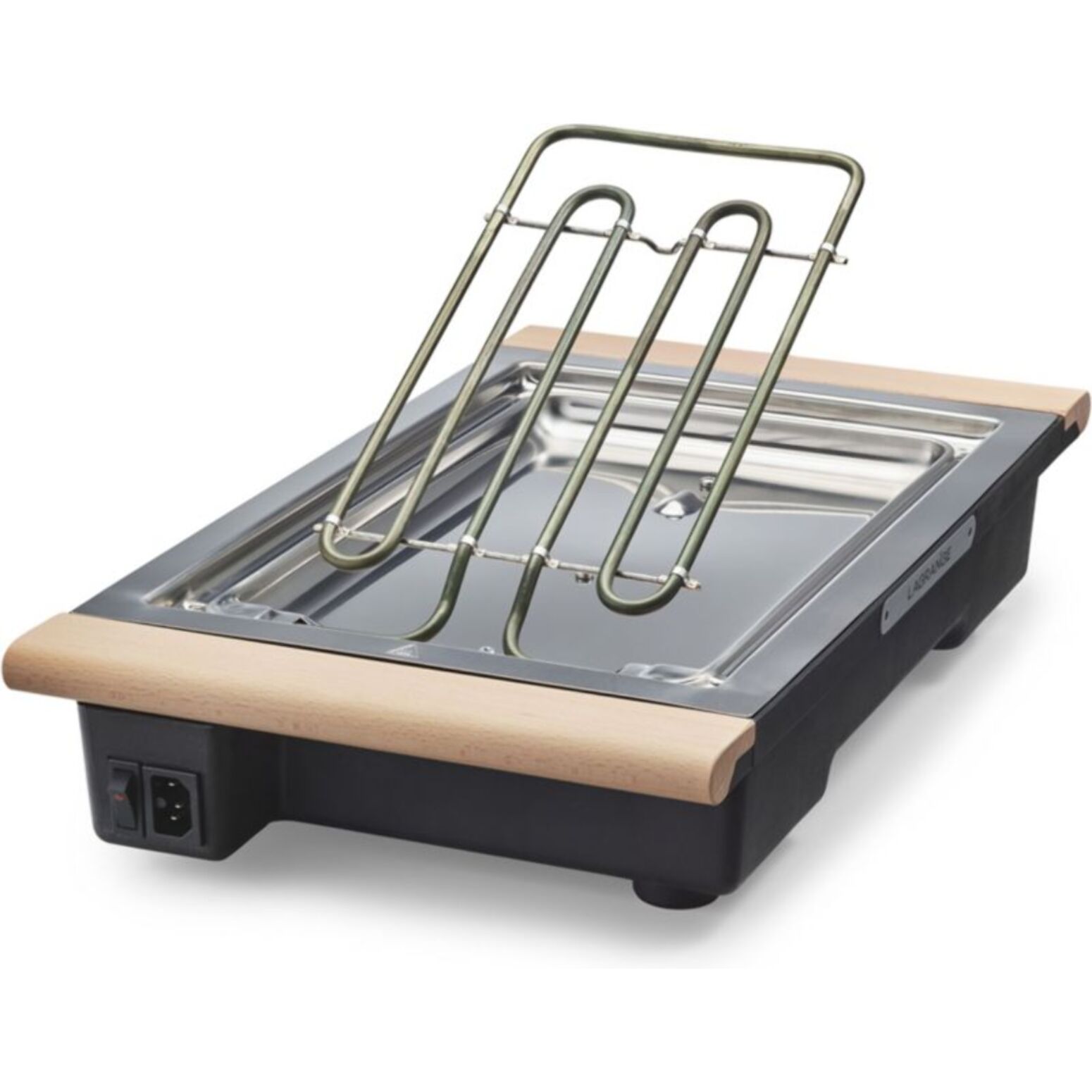 Grille-viande LAGRANGE Grill' Pierre Classic bois clair à poser, 37x23 cm