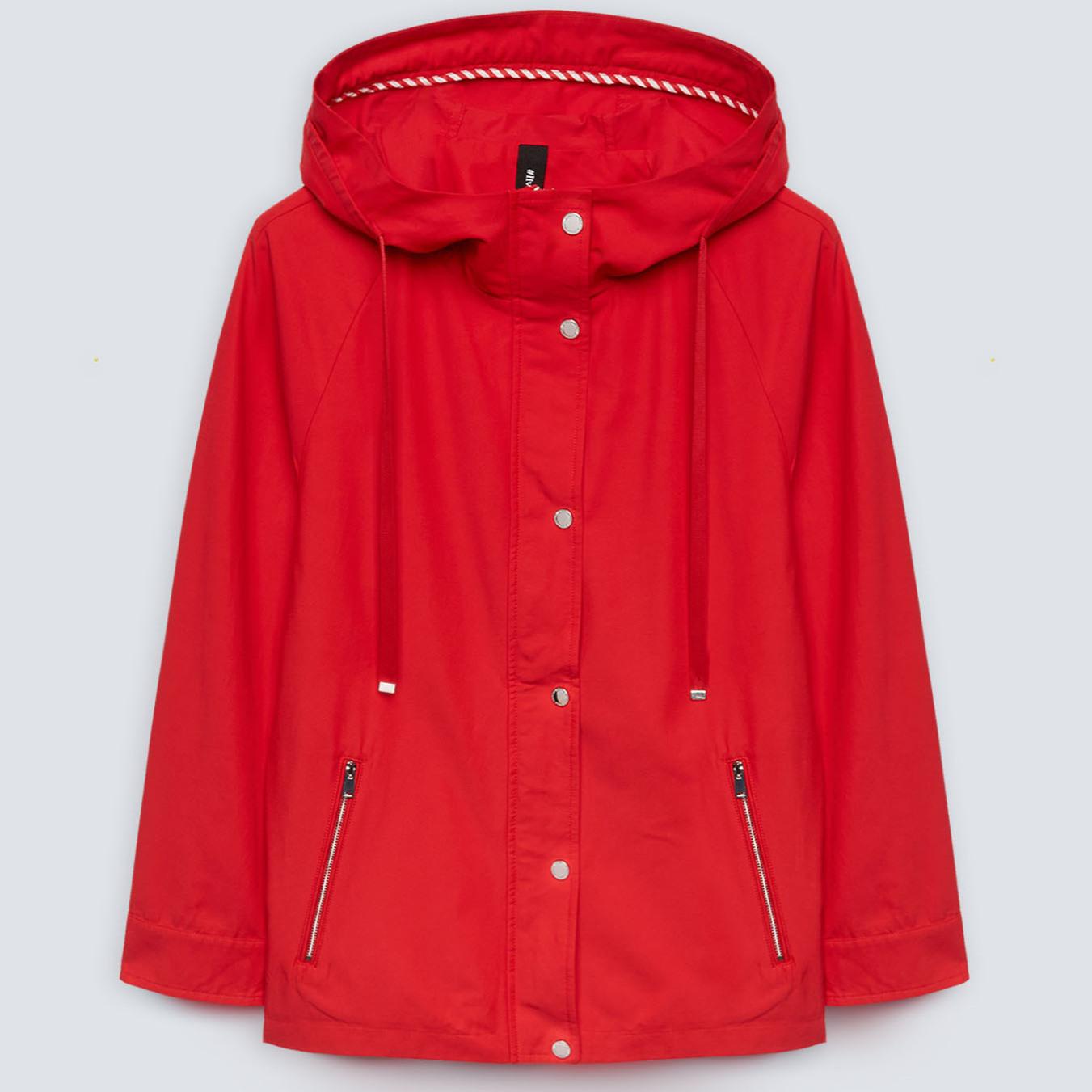 Fiorella Rubino - Parka corta con capucha - Rojo