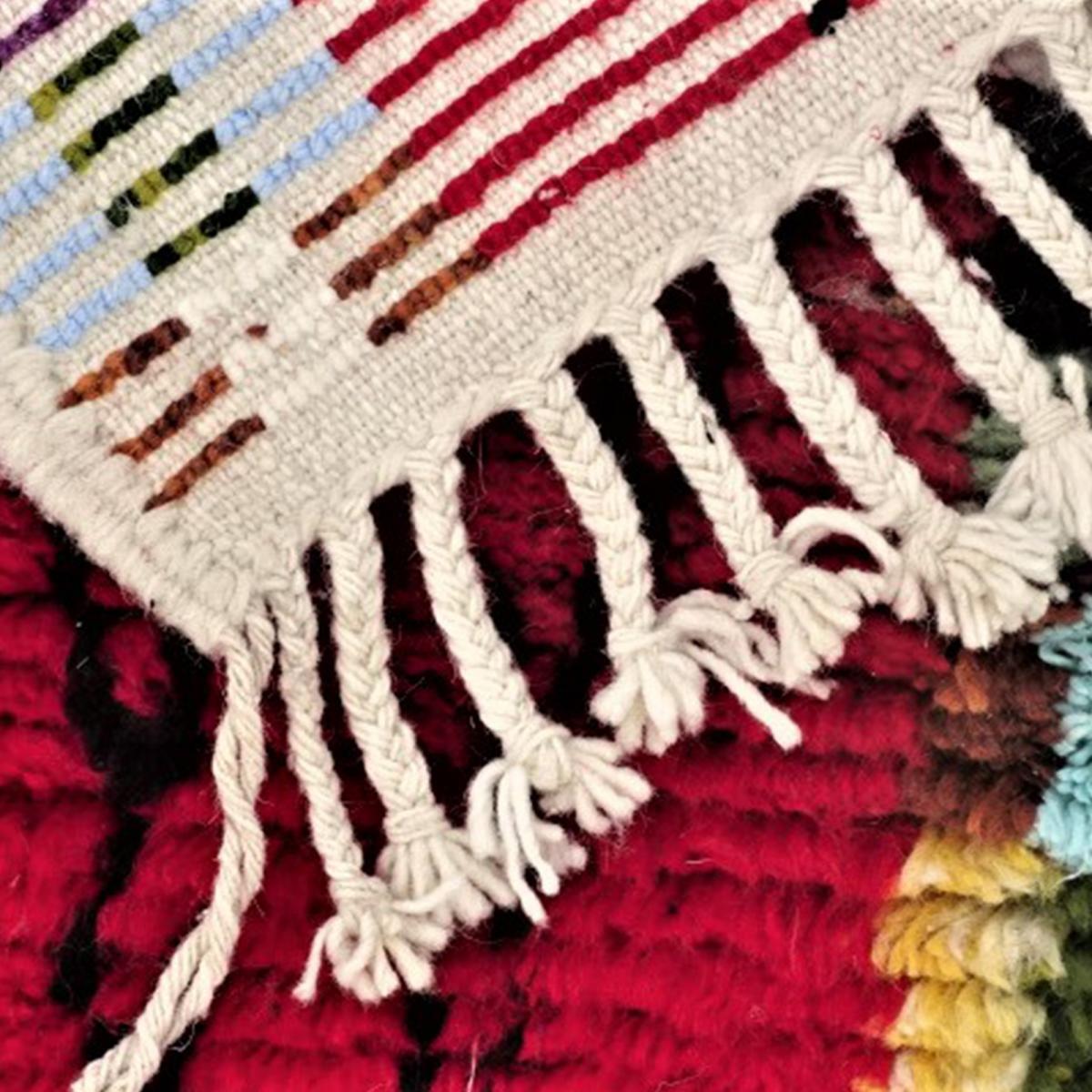 Authentique tapis berbère fait à la main en laine FUNO