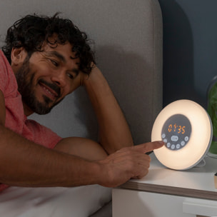 Despertador Amanecer con Altavoz Slockar InnovaGoods