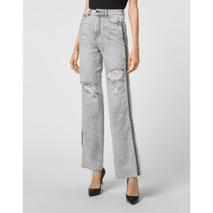 PHILIPP PLEIN Vaqueros de pata ancha