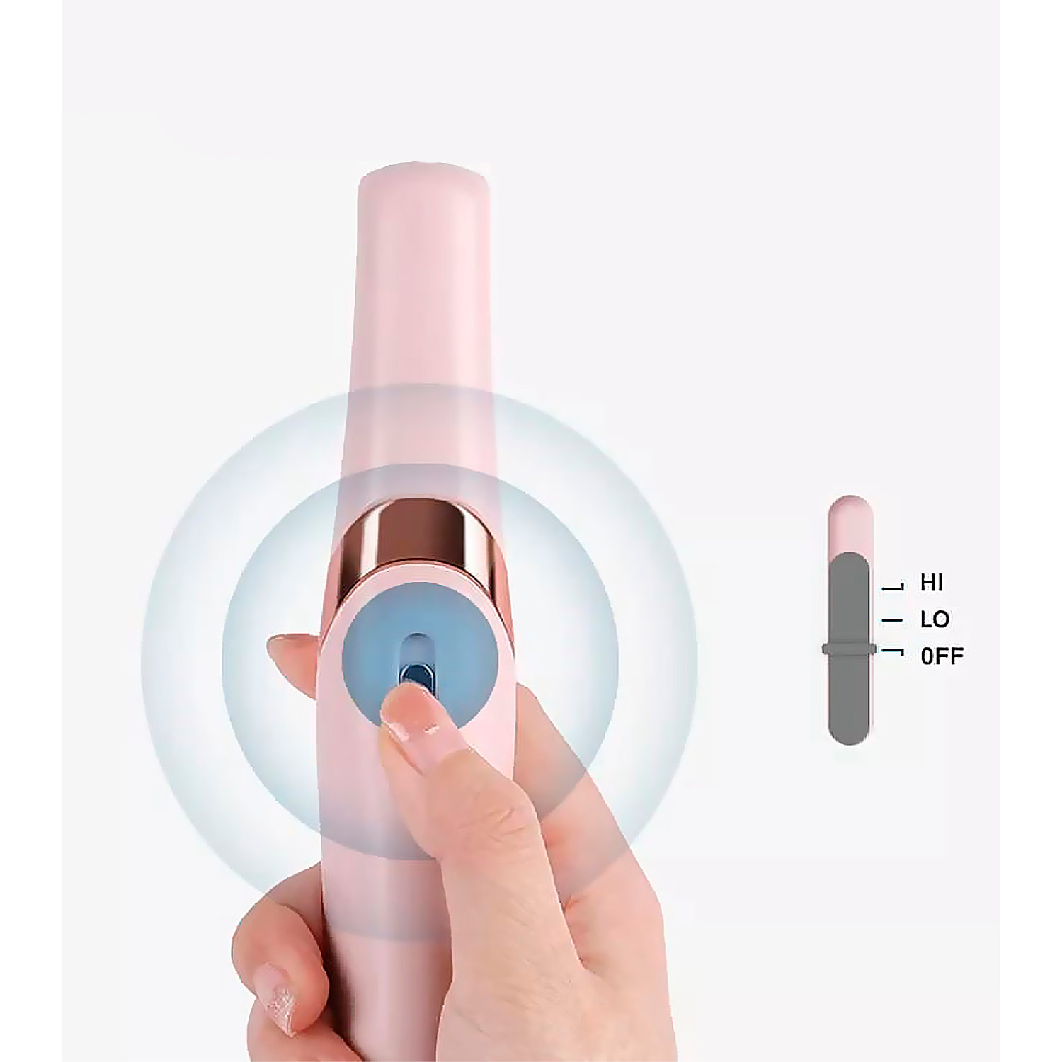 Lima elettrica per i piedi, ricaricabile e con due livelli di potenza.