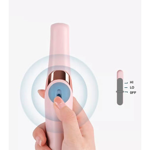 Lima elettrica per i piedi, ricaricabile e con due livelli di potenza.
