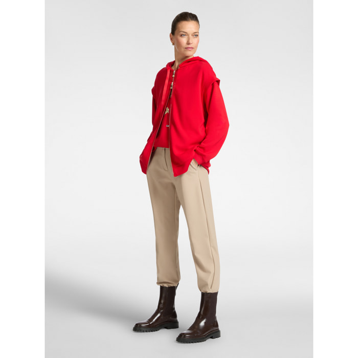 Elena Mirò - Pantalones chinos en tejido técnico - Beige