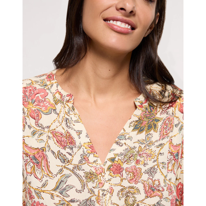 Camisa Manga Larga Beige - Prerit