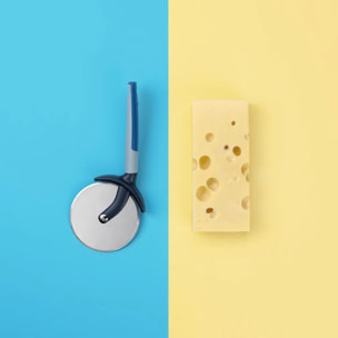 Roulette à pizza géante avec protège lame 25 cmTasty Core