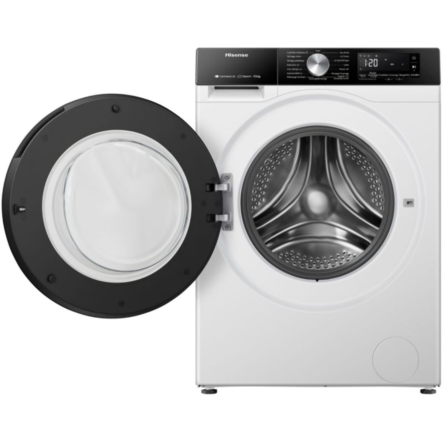Lave linge séchant hublot HISENSE WD3S9043BW3