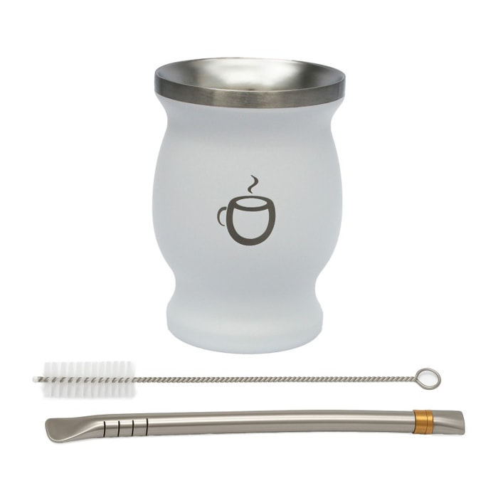 Coffret Maté - Calebasse et Bombilla en Inox