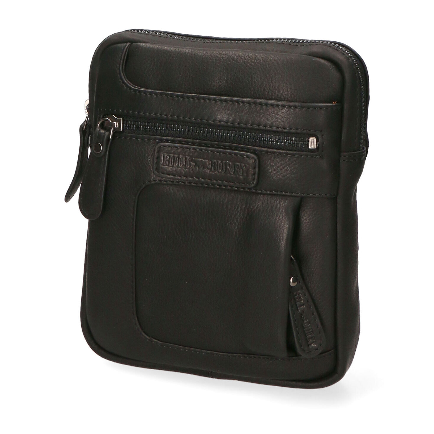 Borsa a tracolla  da uomo In Vera pelle Made in Italy 17x21x5 cm