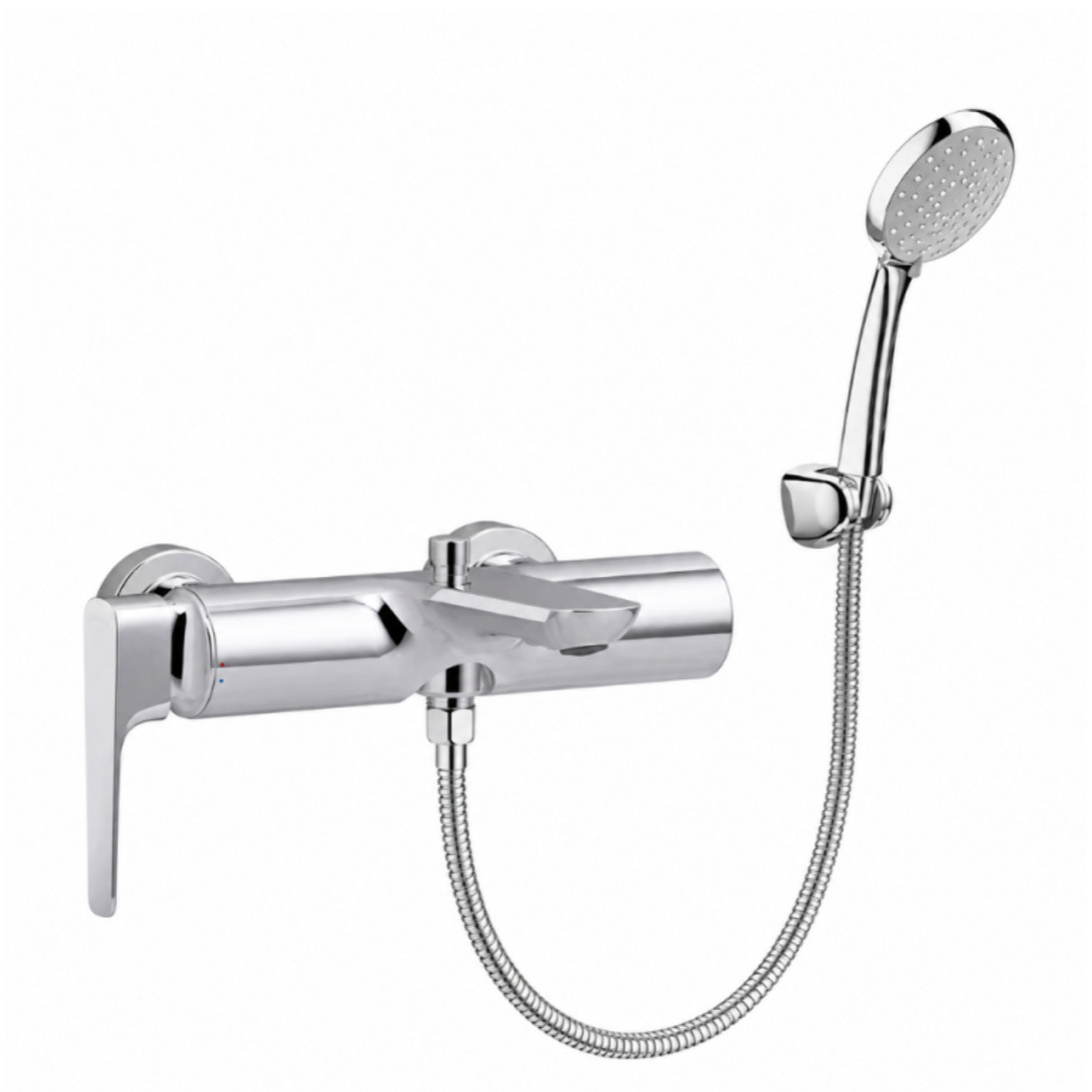 Mitigeur baignoire mécanique Aleo + avec douchette et flexible