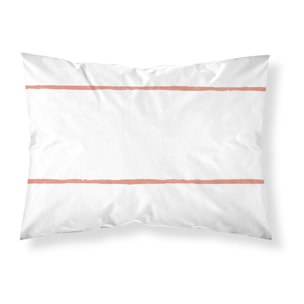 Taie d’oreiller en popeline 80 fils Ibiza Coral