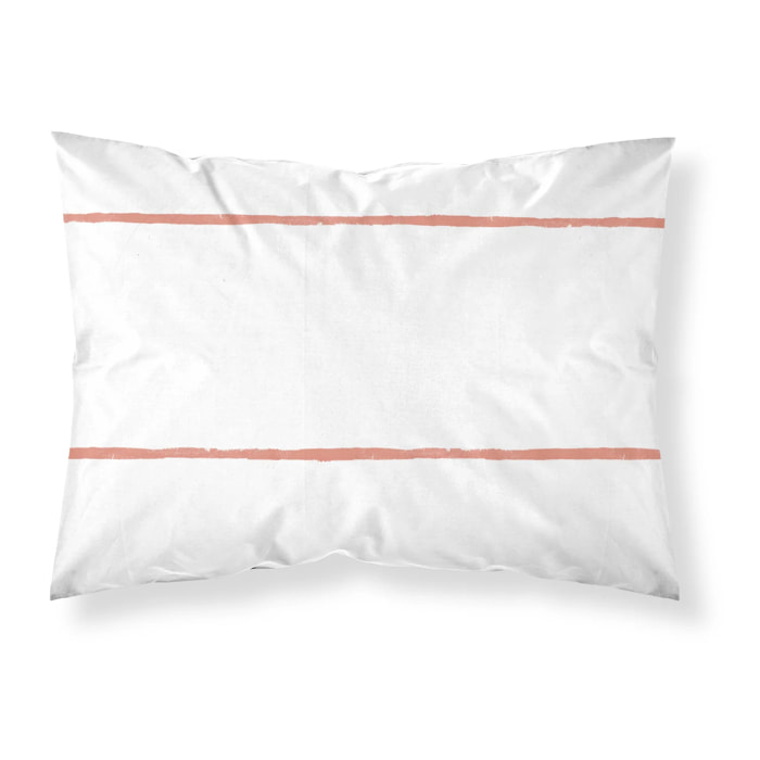 Taie d’oreiller en popeline 80 fils Ibiza Coral