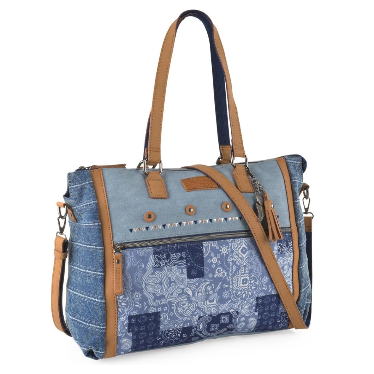 Bolso Shopper-Tote Lois Arcadia Azul