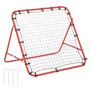 Red de Béisbol Red de Rebote con ángulo Ajustable para Entrenamiento 96x80x96 cm