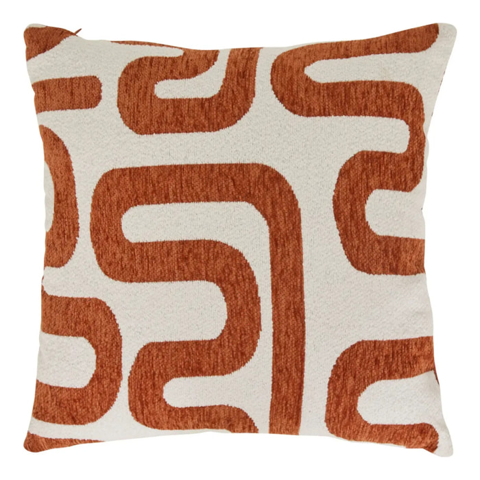 Coussin Safina terracotta 40x40cm