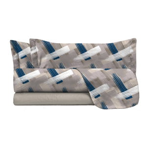 COMPLETO LETTO FANTASY, 100% Microfibra - PENNELLATE