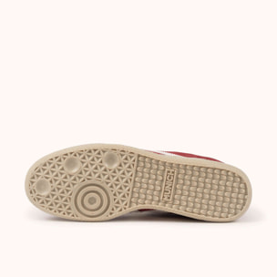 Zapatilla de Ante en Color Burdeos MUNICH RUMBA 29