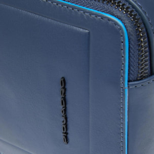 Piquadro Pochette in pelle a due scomparti con polsiera rimovibile