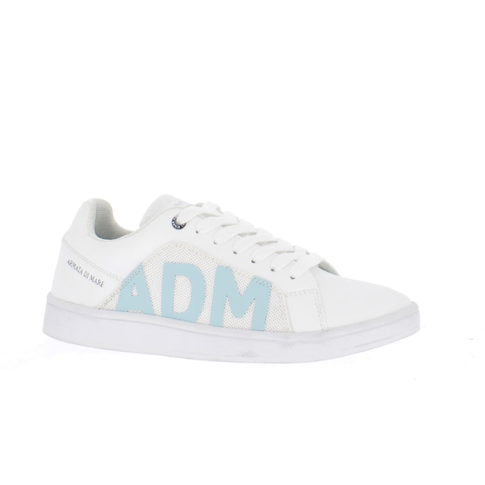 Armata di Mare Scarpe Uomo Sneakers Casual Stringate Basse con Soletta Rimovibile in Memory Foam AMU SS23D327 Full White