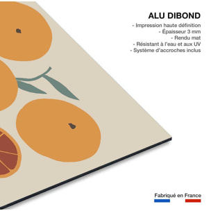 Tableau orange fraiche Tableau alu Dibond