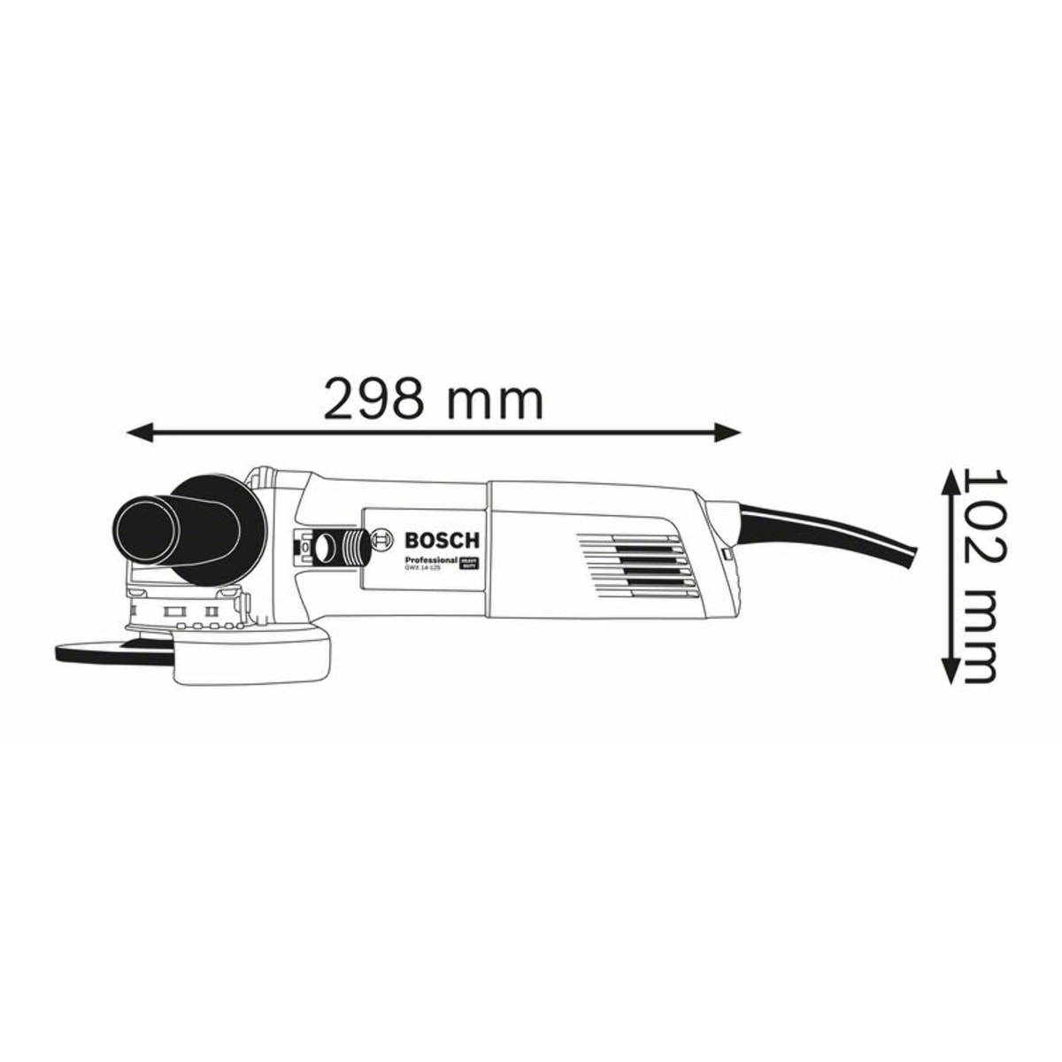 Meuleuse angulaire filaire X-LOCK GWX 14-125 Professional 1400 W Ø 125 mm - BOSCH - 06017B7000