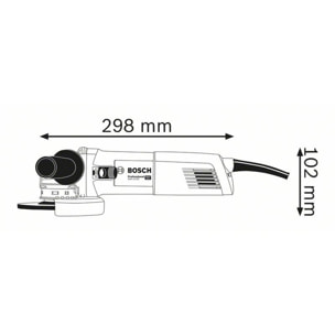 Meuleuse angulaire filaire X-LOCK GWX 14-125 Professional 1400 W Ø 125 mm - BOSCH - 06017B7000