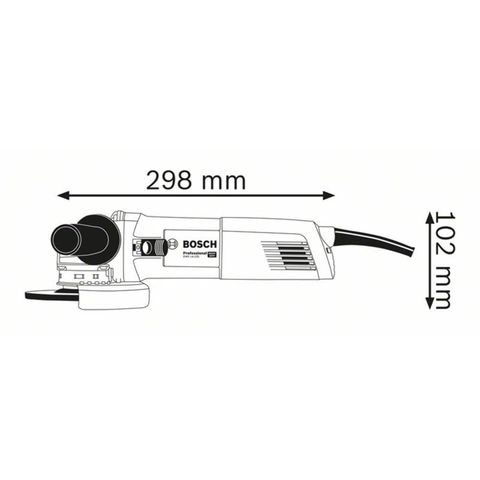 Meuleuse angulaire filaire X-LOCK GWX 14-125 Professional 1400 W Ø 125 mm - BOSCH - 06017B7000