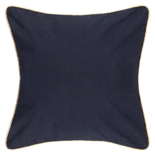 Coussin imprimé "Feel" - coton - 40x40 cm