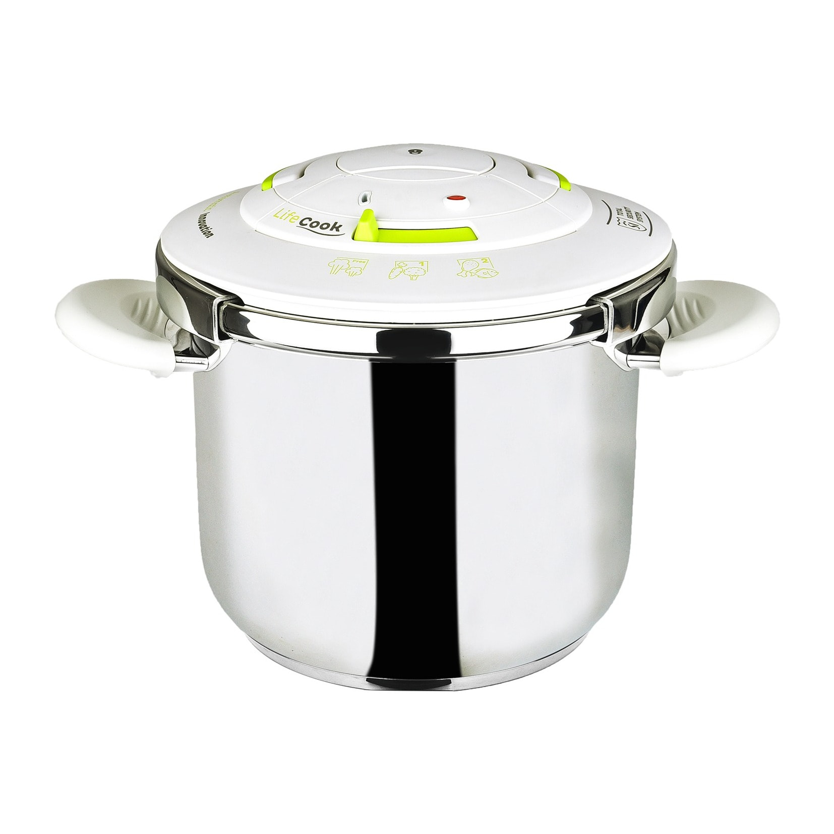 Olla a presion 22 cm 6,5 l lifecook acero inoxidable