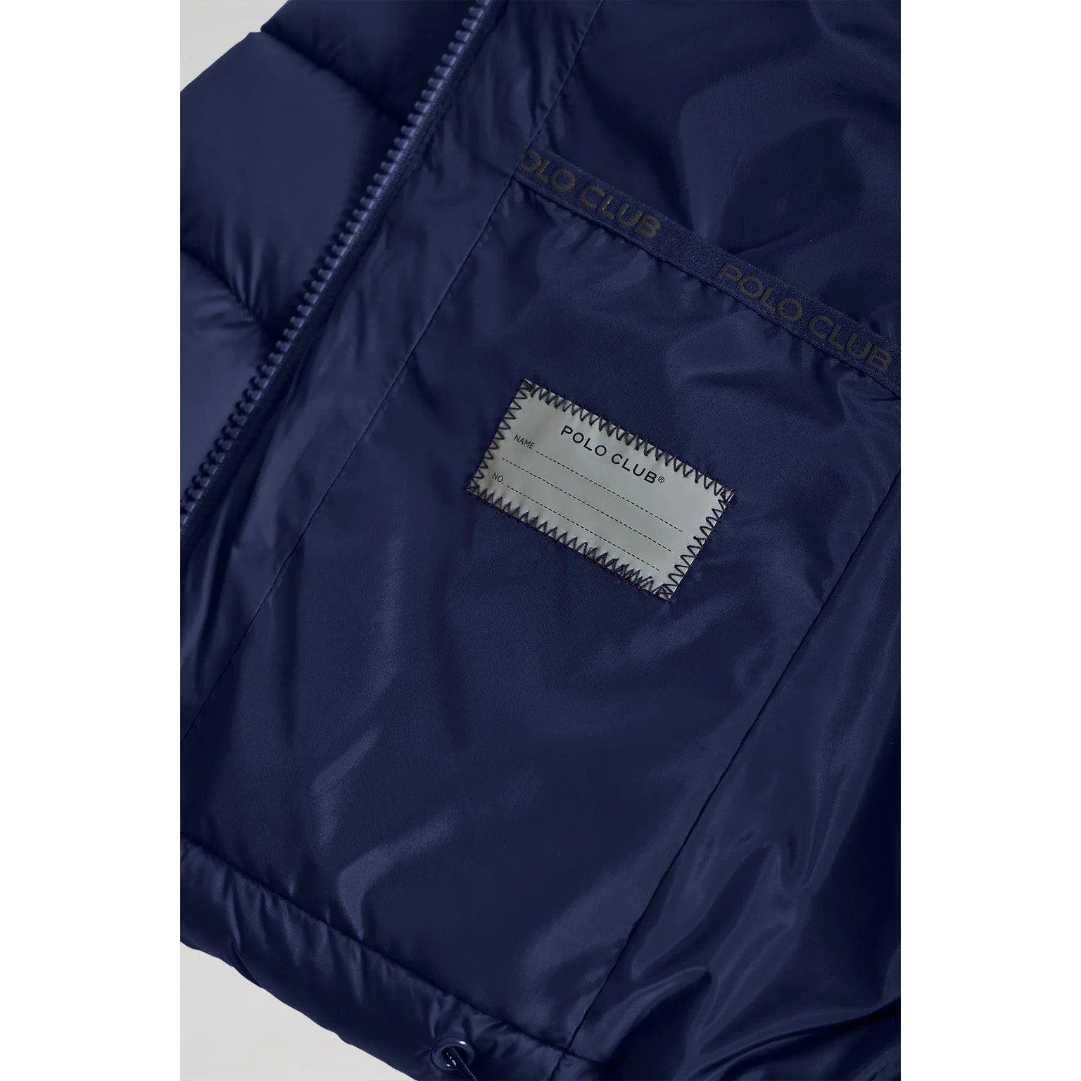 Chaqueta Coop ultralight de niño azul marino con detalles Polo Club