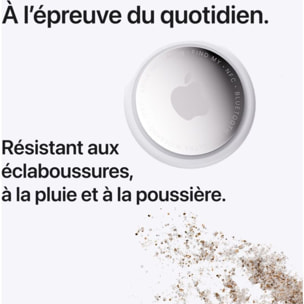 Tracker GPS APPLE AirTag 2, traceur haute précision pour retrouver vos clés, sacs et objets via l'App Localiser