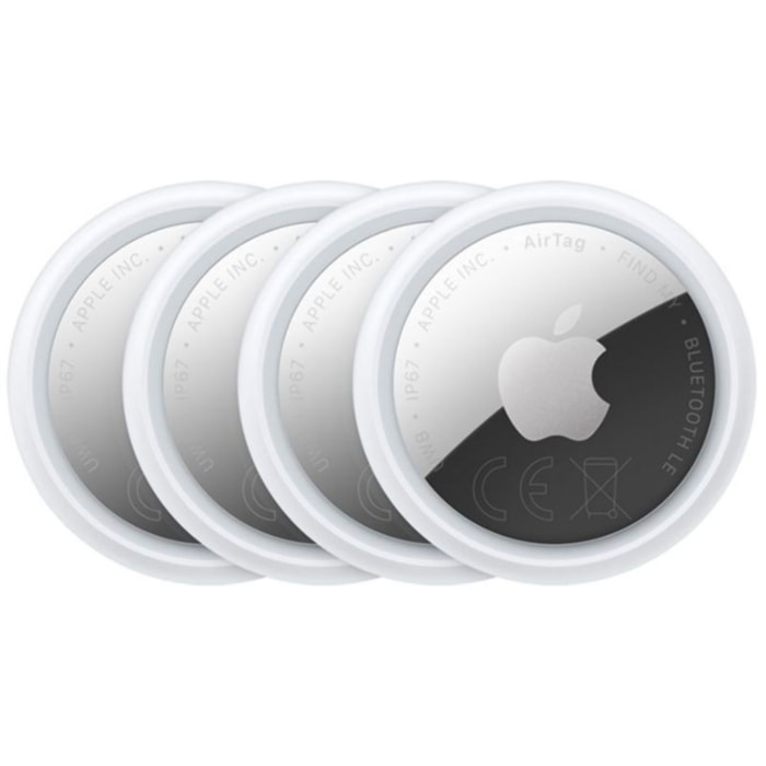 Tracker GPS APPLE AirTag pack de 4 - 2nd gen