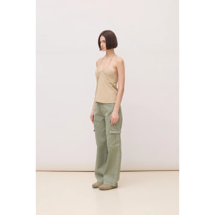 TOP MUJER VIBE CAMEL