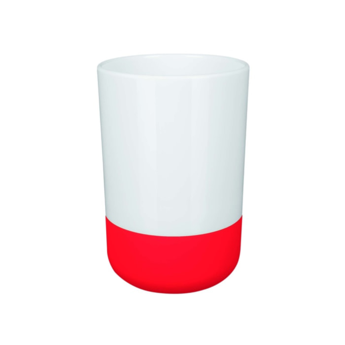 Gobelet MOJI Rouge et blanc Spirella