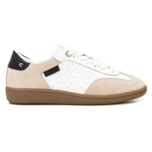 Zapatilla autoclave de piel blanco