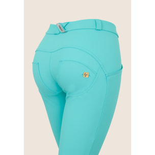 Pantaloni push up WR.UP® 7/8 superskinny similpelle ecologica
