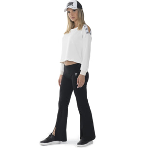 Leggings da donna scampanati Leone Black'n White