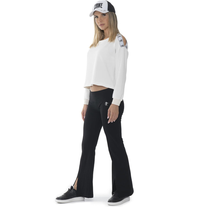 Leggings da donna scampanati Leone Black'n White