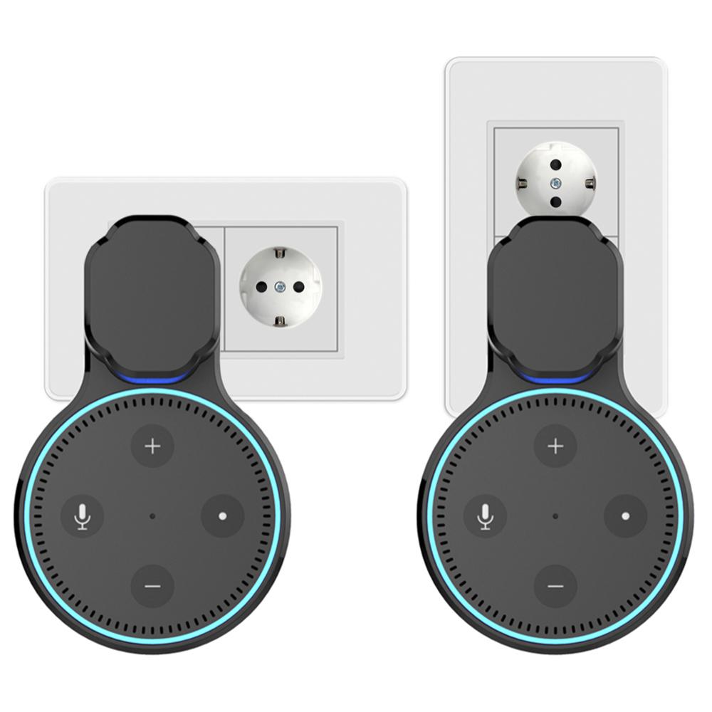 Soporte de pared para Amazon Echo Dot (Gen 2) con cable incorporado