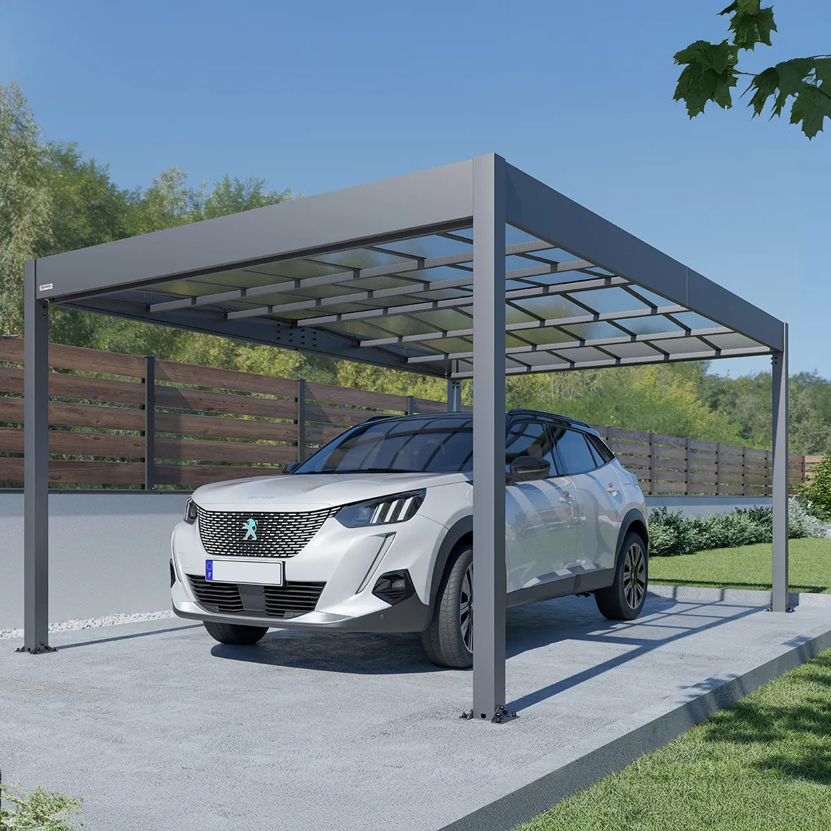 Carport aluminium Trigano - LIBECCIO - 16 m²