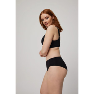 Mutandina contenitive con finiture nere invisibili