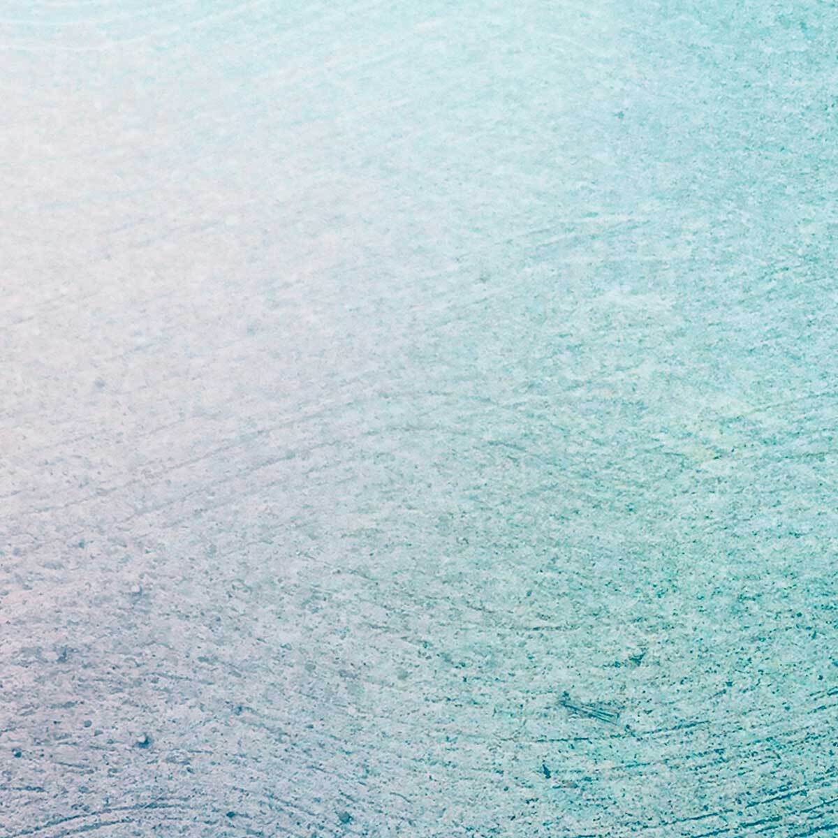 Affiche encadrée abstraite texture turquoise douce Affiche + cadre en métal - Noir