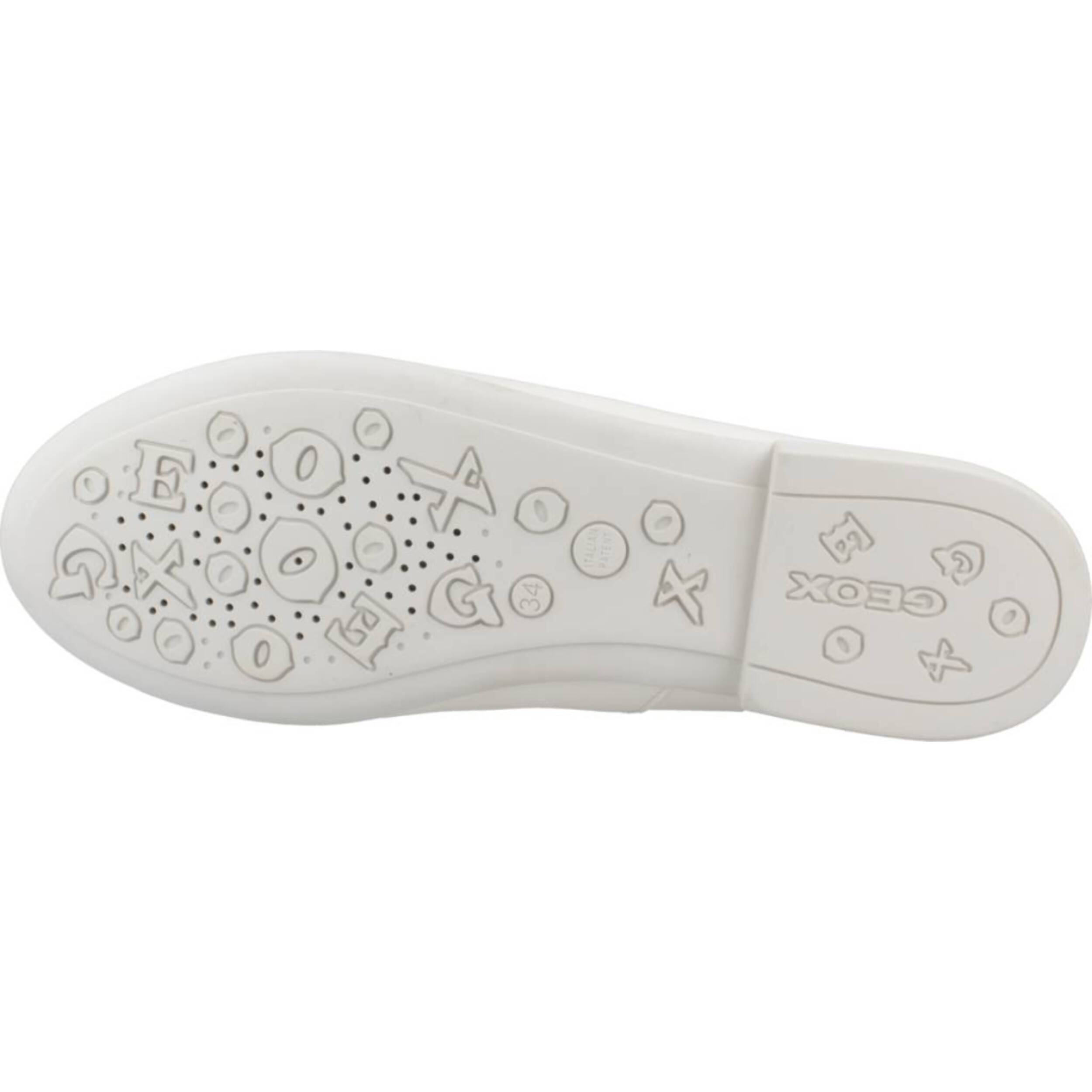 Zapatos Niña de la marca GEOX  modelo JR PLIE BLANCO