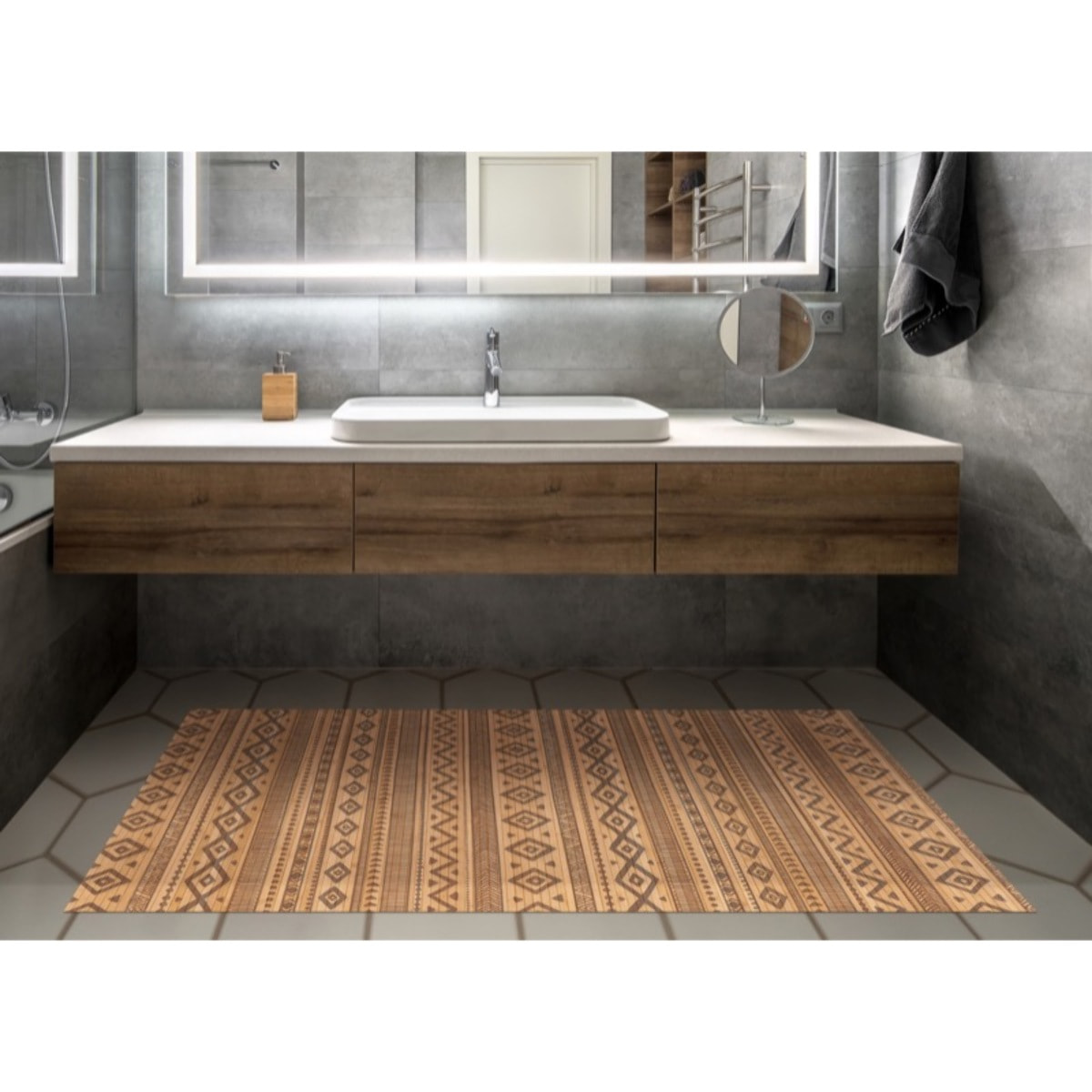 Alfombra BAMBOO COOL Etnic Natural